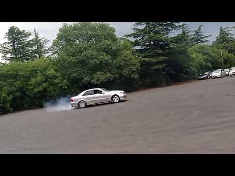 w211 5.0 stock donut drift official club member // W211 5.0 სტოკი დონატი